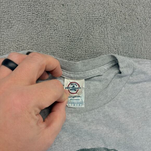 A Christmas Story T-Shirt Mens Large Gray Short Sleeve "FUDGE!" Funny Tee Delta - Picture 3 of 7